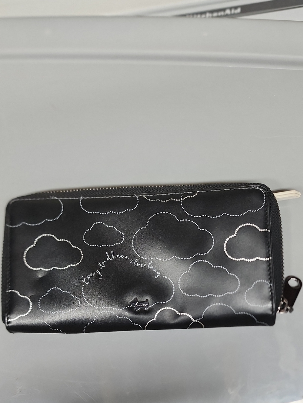 NWOT Radley London Wallet - Every cloud has a silver lining